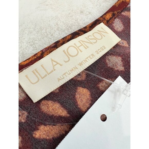 New Ulla Johnson Size 4 V-neck Mini Dress Serpentine *Defect-missing inner slip* - Picture 2 of 15